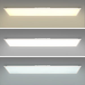 Plafón de techo LED Backlight - 120x30cm - 36W - CCT + RGB IC - Con mando a distancia (14)