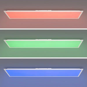 Plafón de techo LED Backlight - 120x30cm - 36W - CCT + RGB IC - Con mando a distancia - Barcelona Led-