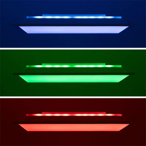 Plafón de techo LED Backlight - 45x45cm - 22W - CCT + 2RGB - Retroiluminado (16)
