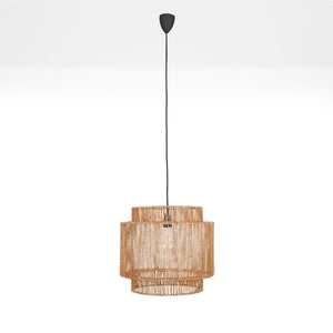 Lámpara colgante de yute "RAWA" - E27 - Barcelona Led-Decoración
