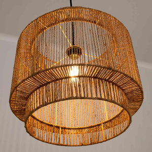 Lámpara colgante de yute "RAWA" - E27 (34)