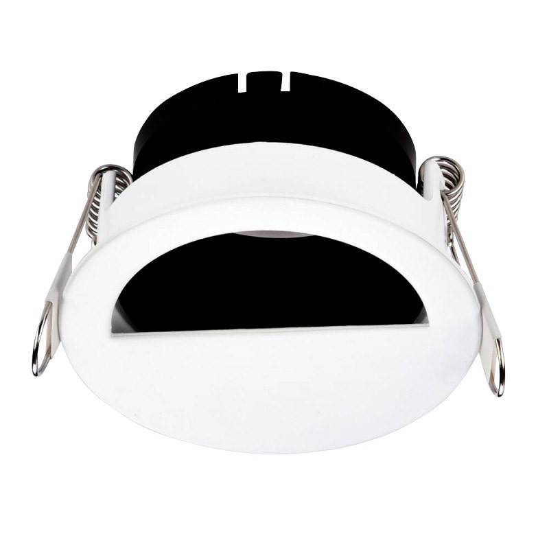 Aro downlight basculante antideslumbramiento UGR 16 semicircular