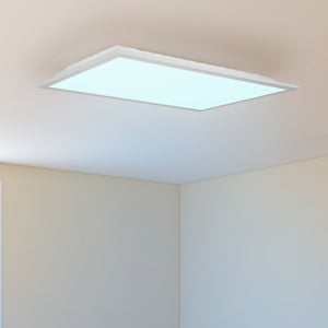 Plafón de techo LED Backlight - 60x30cm - 22W - CCT + 2RGB - Retroiluminado (22)