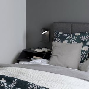 Aplique de pared para lectura "BASKOP" - Puerto USB + USB-C - 6W - Barcelona Led-Decoración