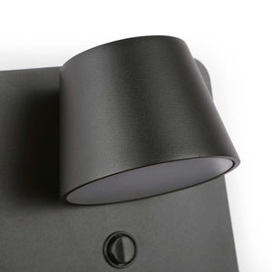 Aplique de pared para lectura "BASKOP" - Puerto USB + USB-C - 6W - Barcelona Led-Decoración