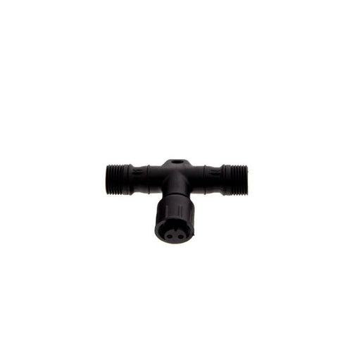 T connector single color 2 pin watertight for LED beacons 12/24V