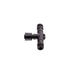 Conector T monocolor 2 pin estanco para balizas LED 12/24V (1)
