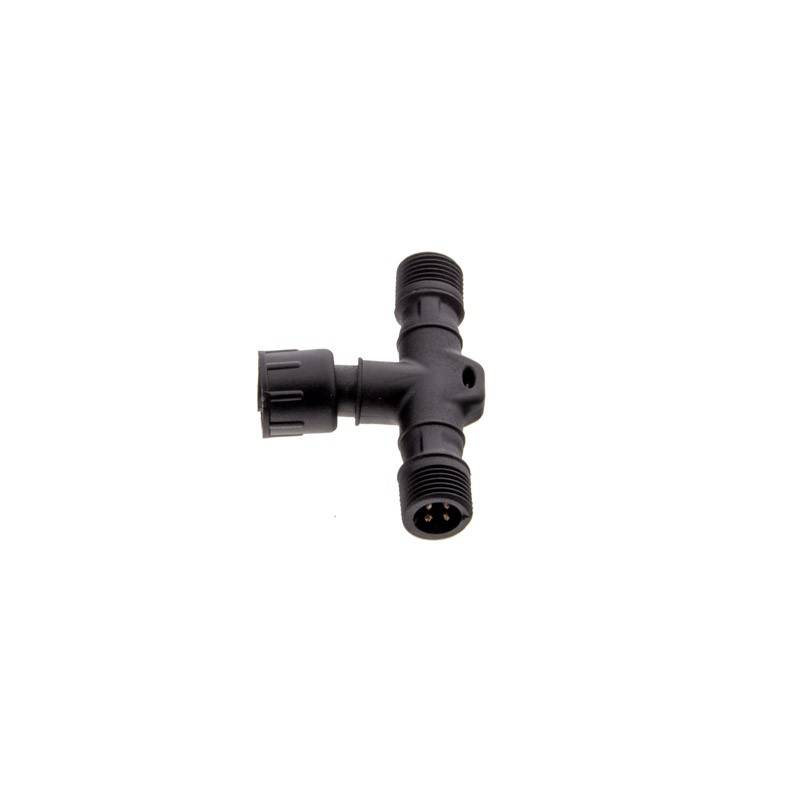 Conector T estanco 4 pins RGB para balizas LED 12/24V (1)