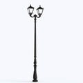 Lampadaire double Fumagalli
