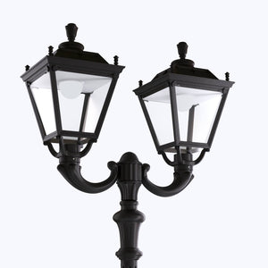 Poste de luz exterior doble Farola "TOBIA" Fumagalli - CCT - 2 x 30W - 8 opciones - E27 (17)