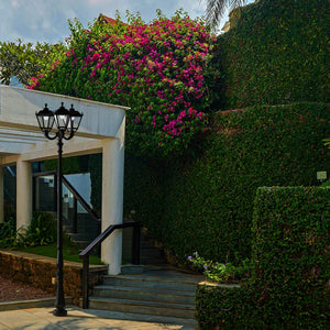 Poste de luz exterior Triple Farola "TOBIA" Fumagalli - CCT - 3 x 30W - 8 opciones - E27 (12)