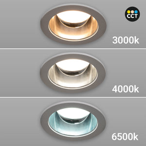 Downlight LED IP44 potencia ajustable 10W/15W/20W - CCT - 100lm/W - Corte Ø 150mm (1)
