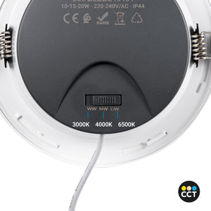 Downlight LED IP44 potencia ajustable 10W/15W/20W - CCT - 100lm/W - Corte Ø 150mm (13)
