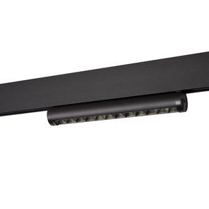 Foco lineal orientable para carril magnético 48V- 12W - Chip OSRAM - UGR18 - CRI90 - Barcelona Led-