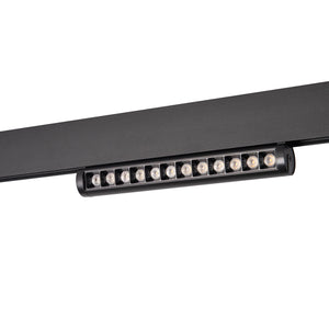 Foco lineal orientable para carril magnético 48V- 12W - Chip OSRAM - UGR18 - CRI90 (5)