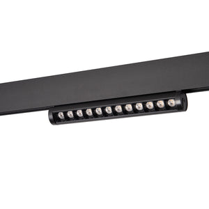 Foco lineal orientable para carril magnético 48V- 12W - Chip OSRAM - UGR18 - CRI90 (6)