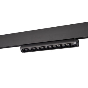 Foco lineal orientable para carril magnético 48V- 12W - Chip OSRAM - UGR18 - CRI90 - Barcelona Led-