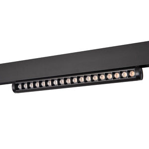 Foco lineal orientable para carril magnético 48V - 18W - Chip OSRAM - UGR18 - CRI90 - Barcelona Led-
