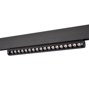 Foco lineal orientable para carril magnético 48V - 18W - Chip OSRAM - UGR18 - CRI90 - Barcelona Led-