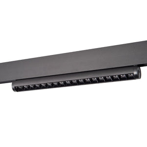 Foco lineal orientable para carril magnético 48V - 18W - Chip OSRAM - UGR18 - CRI90 - Barcelona Led-