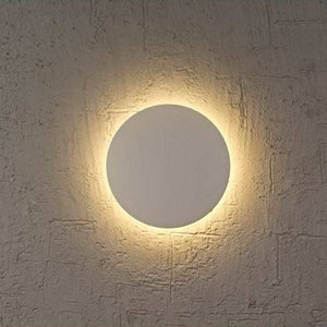Aplique de pared circular "Eclipse" 12W - Chip Samsung - Luz cálida - IP44 - Ø 25cm