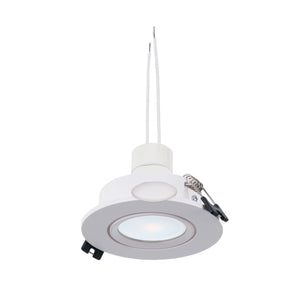 KIT x 10 - Aro downlight basculante + Bombilla GU10 5W + Casquillo GU10 (12)