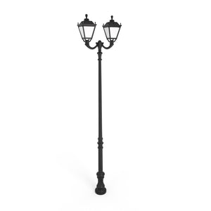 Poste de luz exterior doble Farola "TOBIA" Fumagalli - CCT - 2 x 30W - 8 opciones - E27 (27)