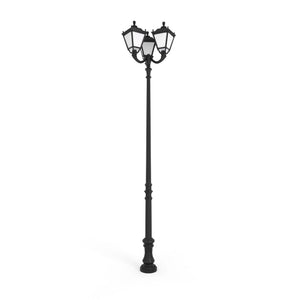 Poste de luz exterior Triple Farola "TOBIA" Fumagalli - CCT - 3 x 30W - 8 opciones - E27 (16)