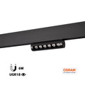 Spot linéaire orientable pour rail magnétique 48V- 6W - OSRAM chip - UGR18 - CRI90 2