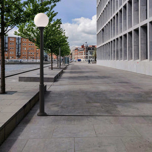 Poste de luz exterior "GLOBE 400 MODERN" Fumagalli - 4 opciones - E27 (6)