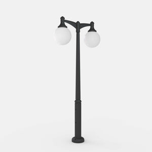 Poste Exterior de Dos Luces "GLOBE 400 MODERN" Fumagalli - 4 opciones - E27 (7)