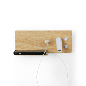 Aplique de pared para lectura con puerto USB "Kerta" - Iluminación doble - 3W+7W (60)