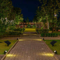 Kit x 4 outdoor solar spotlights with solar panel - 5W - IP66 - 3000K 2