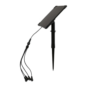 Kit x 4 focos solares exterior con panel solar - 5W - IP66 - 3000K (8)