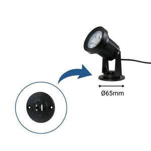 Kit x 4 focos solares exterior con panel solar - 5W - IP66 - 3000K (20)