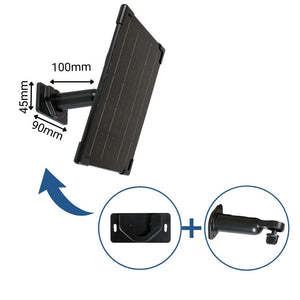 Kit x 4 focos solares exterior con panel solar - 5W - IP66 - 3000K (21)