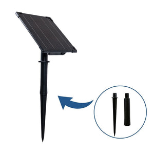 Kit x 4 focos solares exterior con panel solar - 5W - IP66 - 3000K (22)