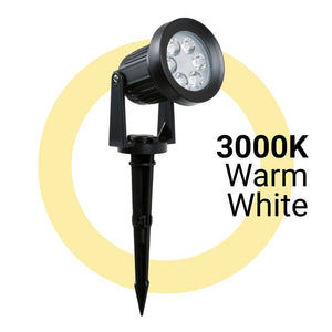 Kit x 4 focos solares exterior con panel solar - 5W - IP66 - 3000K (26)