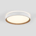 Lámpara de techo LED CCT tipo plafón - 36W - Efecto madera - Ø50cm 3