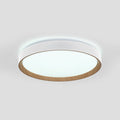 LED οροφανα LED CCT τύπου πλαφόν - 36W - Εφέ ξύλου - Ø50εκ 4