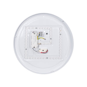 Lámpara de techo LED CCT tipo plafón - 36W - Efecto madera - Ø50cm - Barcelona Led-