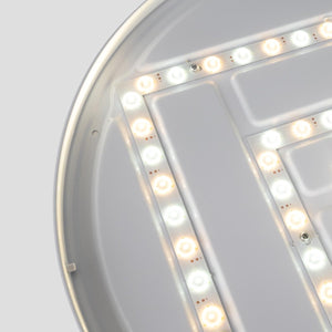 Lámpara de techo LED CCT tipo plafón - 36W - Efecto madera - Ø50cm - Barcelona Led-