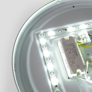 Plafón de techo LED CCT - 24W - Color madera - Ø40cm - Barcelona Led-