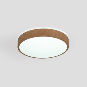 Plafón de techo LED CCT - 24W - Color madera - Ø40cm - Barcelona Led-