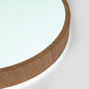 Plafón de techo LED CCT - 24W - Color madera - Ø40cm (14)