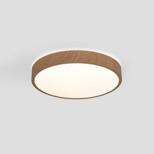 Plafón de techo LED CCT - 24W - Color madera - Ø40cm (15)