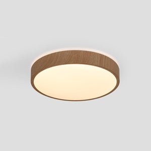 Plafón de techo LED CCT - 24W - Color madera - Ø40cm - Barcelona Led-