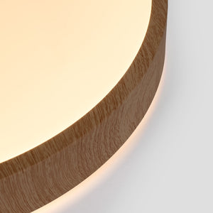 Plafón de techo LED CCT - 24W - Color madera - Ø40cm (17)