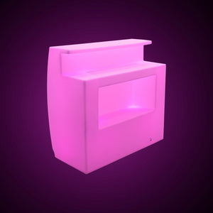 Barra de bar LED RGBW - 2 x 5W - Recargable - Barcelona Led-Mobiliario