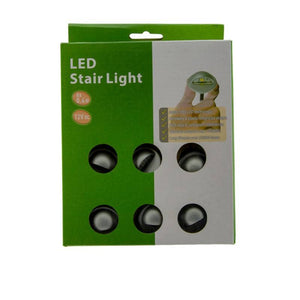 Kit 6 focos LED empotrables balizas para escalera 0,4W 12V-DC IP67 - Barcelona Led-